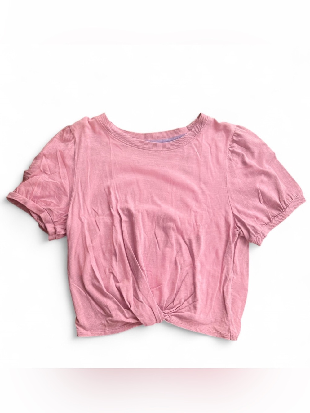 SO Sonoma Purple Pink Cotton Modal Knot Front Crop Top 👚4/$20